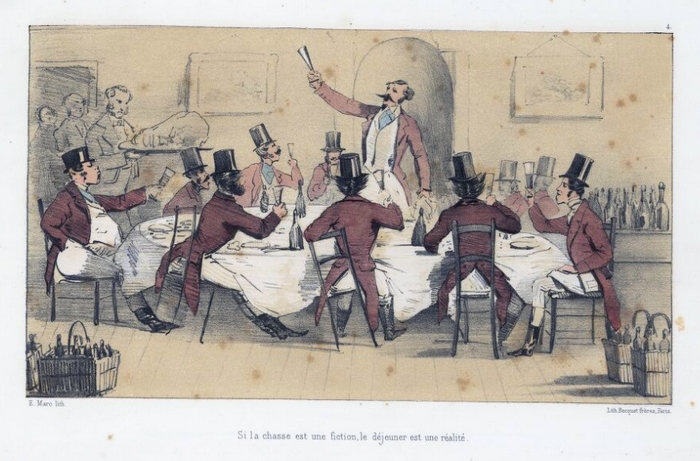 A. Duruy - Dessin humoristique sur le Pau Hunt - 1862 - Archives de l'équipage (3)
